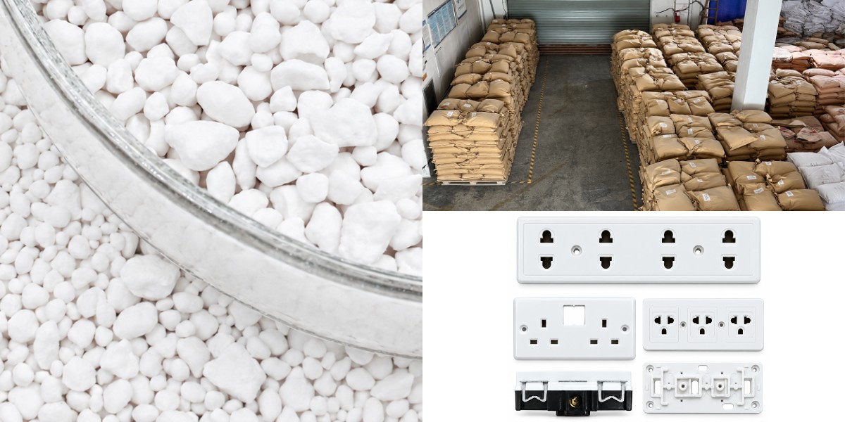 Grânulos de composto de moldagem de ureia de grau de injeção para placas frontais elétricas